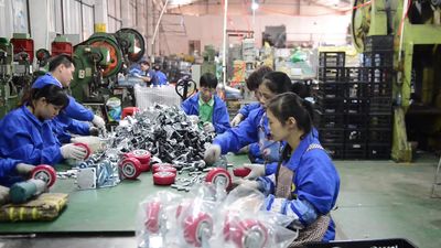 Zhongshan Xiaolan Elephant Casters Products Factory linha de produção da fábrica