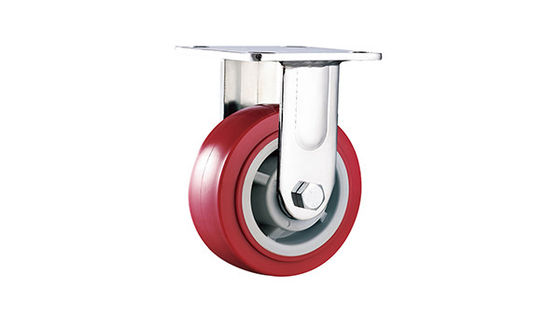4" 5" 6" 8" Trolley Roda de Roda Pesada Roda de Roda de Polyurethane resistente ao desgaste