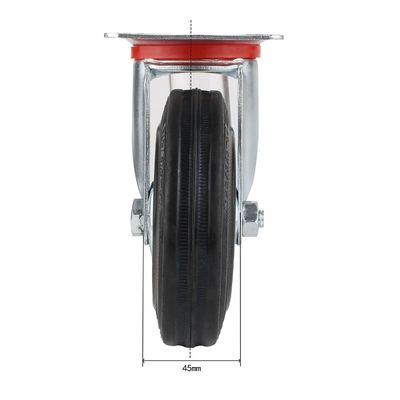 3 " 4 " 5 " 6 " 8 polegadas de borracha rodas de rolamento, aço núcleo rolamento rolamento rodas de rolamento OEM ODM