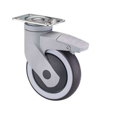 Dajin Medical Casters 125mm 5 polegadas roscas giratórias