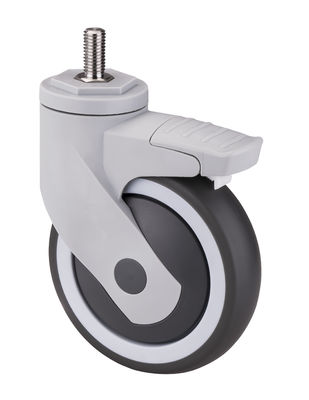 Dajin Medical Casters 125mm 5 polegadas roscas giratórias