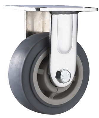 4" 5" 6" 8" Trolley Rodas de Castor Cargas pesadas resistentes ao desgaste Rodas de borracha termoplástica