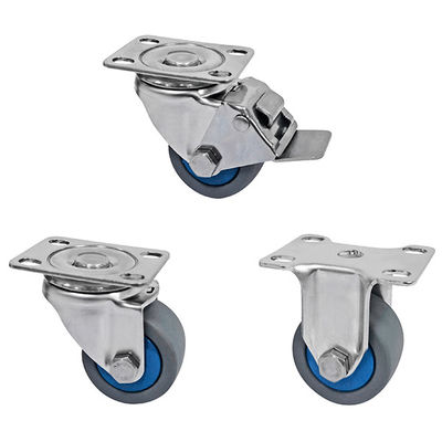 Dajin PA rodas de rodas de aço inoxidável 50mm capacidade de carga alta 150kg