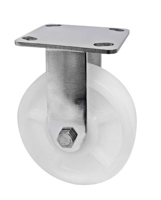 Rodas de rolamento de aço inoxidável pesadas de aço inoxidável branco 400KG-600KG Capacidade de carga