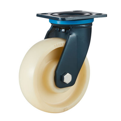 Rodas de roda de 100 mm-200 mm de nylon com revestimento anti-ferrugem