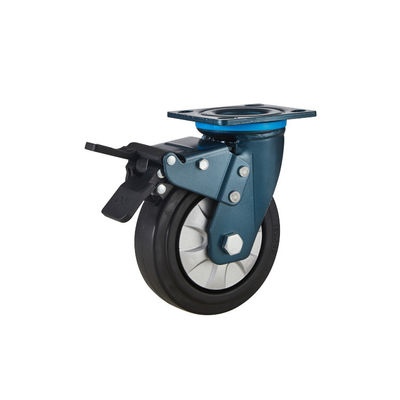 100mm 150mm rolos de trabalho pesado Hi elástico rolos de roda de borracha termoplástica