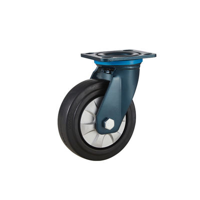 100mm 150mm rolos de trabalho pesado Hi elástico rolos de roda de borracha termoplástica