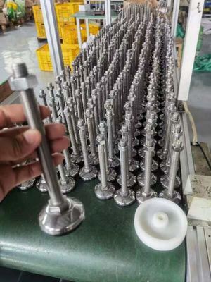 Pés Ajustáveis em Aço Inoxidável 304 50mm 60mm 80mm 100mm Para Máquinas Industriais