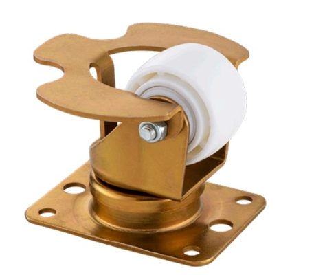 Rodas de carrinhos de nailon pesados industriais 58mm 35mm para carrinhos de bagagem de aeroporto