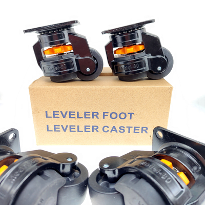Rodas Giratórias Niveladoras com Ajuste de Altura, Ajustador de Nivelamento GD40A GD60A GD80A GD100A